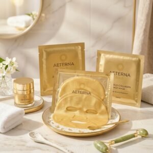 24K Gold Collagen Face Mask (Pack of 5)