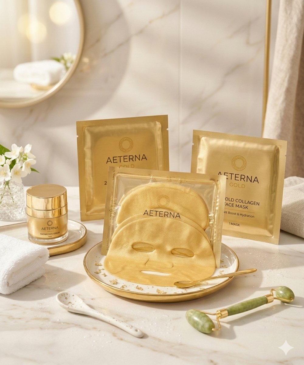 24K Gold Collagen Face Mask (Pack of 5)