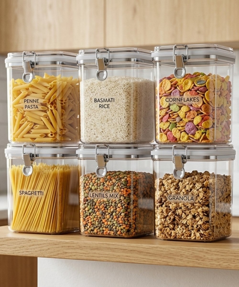 Airtight Food Storage Containers (Set of 6)